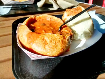 Chowder in Bread Bowl