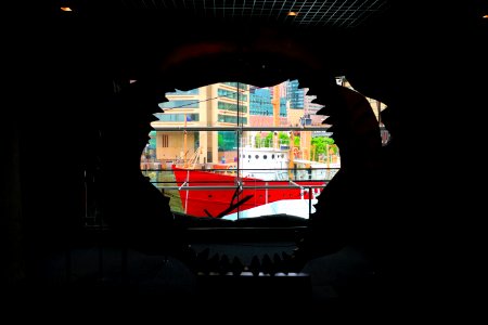 A view of the Chesapeake from the Aquarium