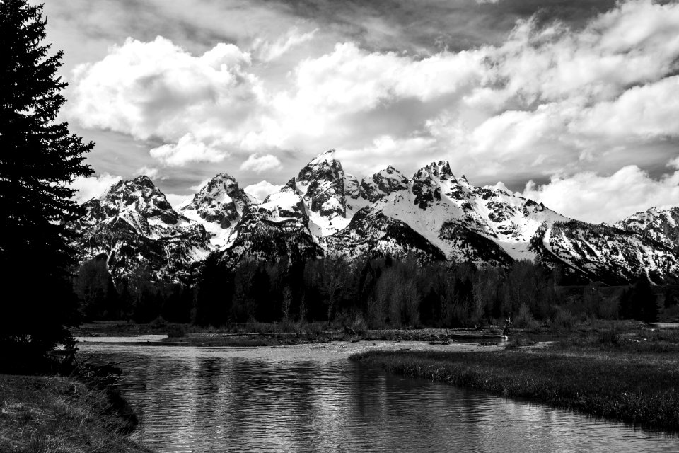 Teton Range from Schwabacher's Landing