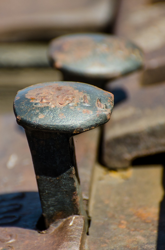Railroad railway metal
