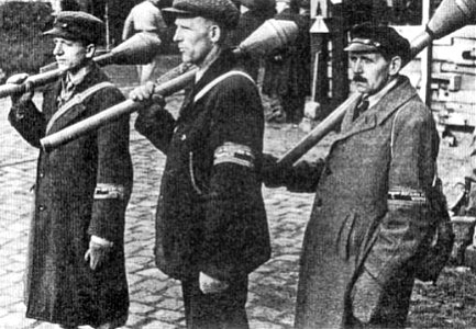 Febrero - Abril 1945; Volkssturm la última línea de defensa de Berlín