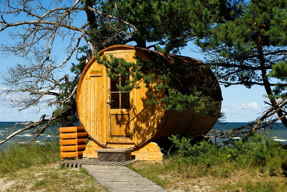 Cape kolka sauna sea