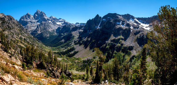 Cascade Canyon from Paintbrush Divide photo