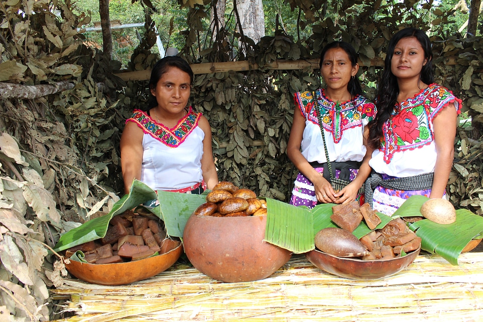 Traditional clothes indigenous mexico photo