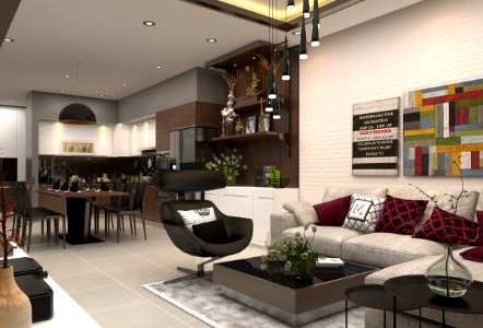 Thiết kế căn hộ Xi Grand Court 2 phòng ngủ