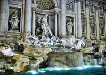 Trevi fountain, Rome, Italy photo