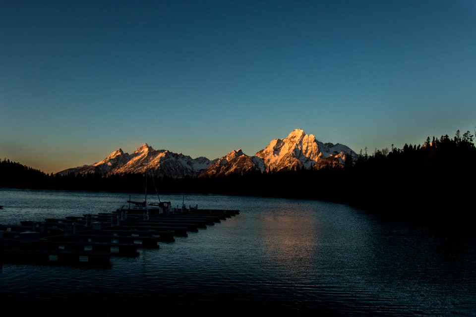 Sunrise at Colter Bay