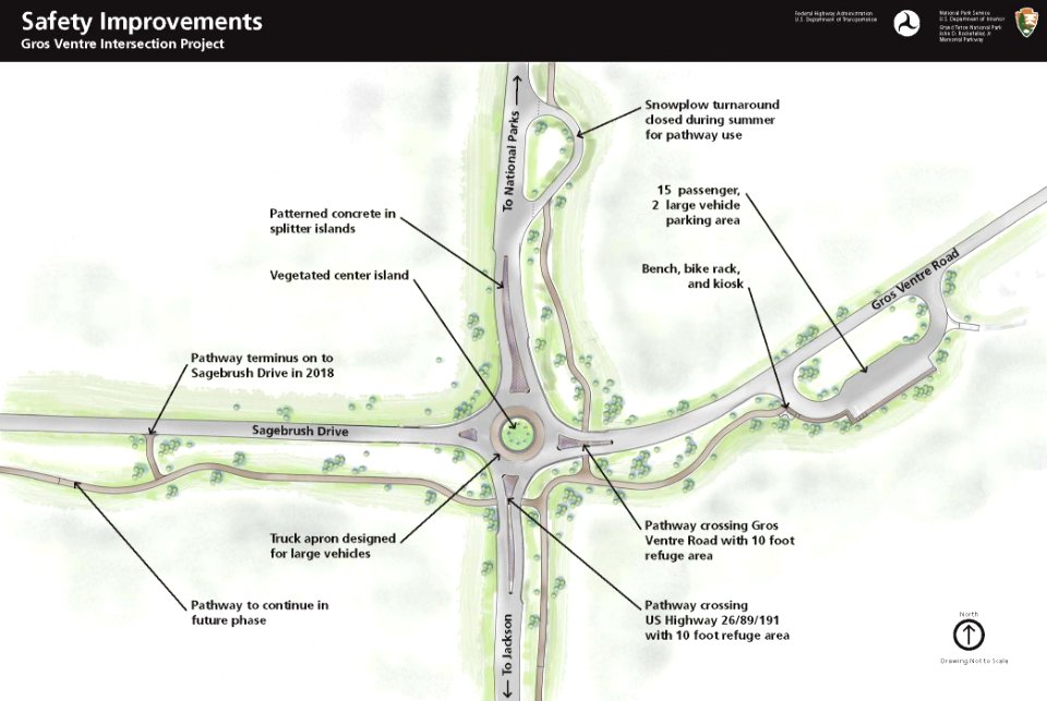 Gros Ventre Roundabout Diagram