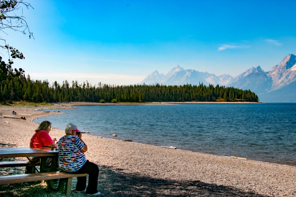 Colter Bay Swim Beach