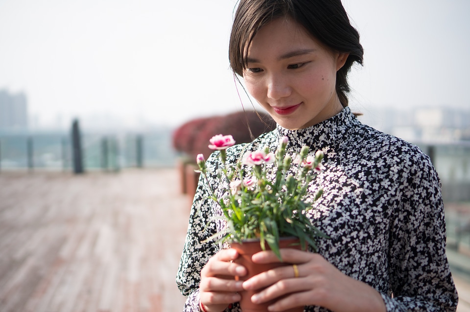 Floral skirt dress asia