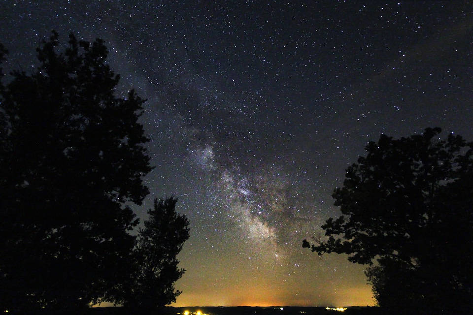 Night sky dark