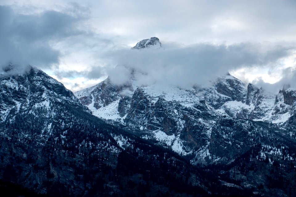 Teton Range from Windy Point Turnout