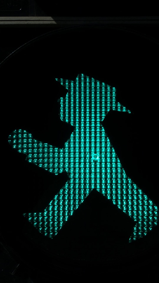 Traffic signal green males