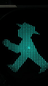 Traffic signal green males