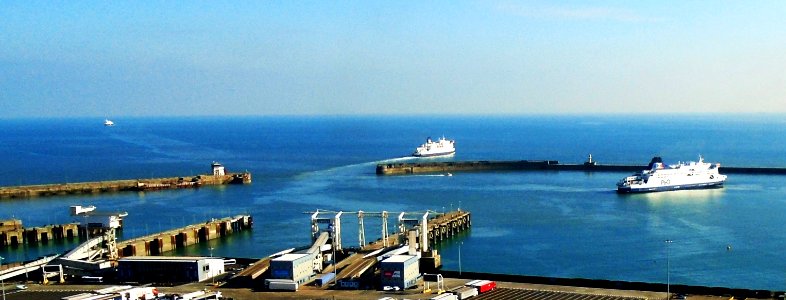 Dover port busy as usual photo