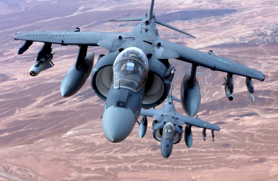 Harrier over Helmand