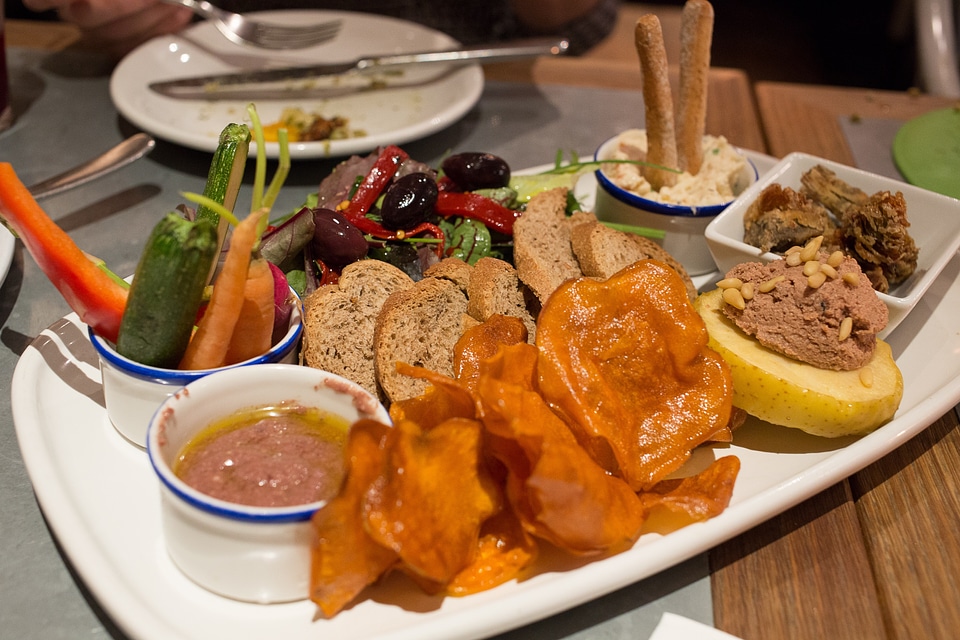 Vegetarian delicious tapas