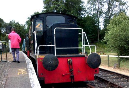 diesel shunter, (richborough castle), at sheperdswell, (8th of july 2015)
