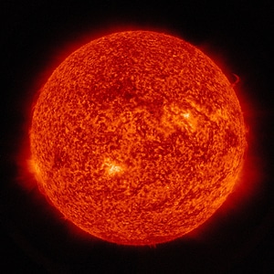 Energy fireball orange
