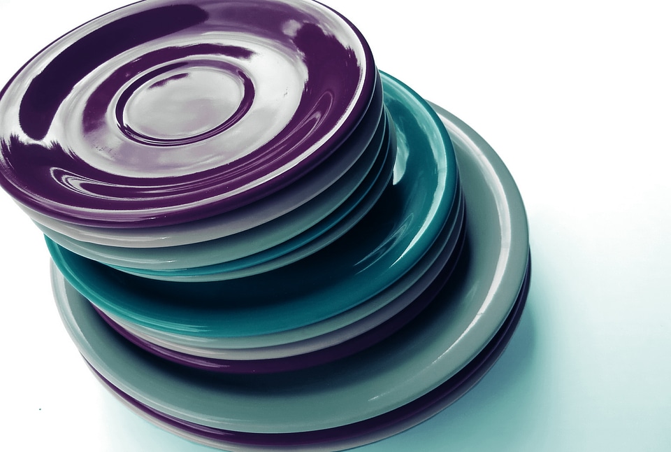 Tableware porcelain colorful