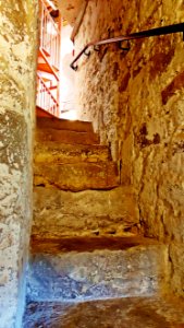 Stairs to the tower of St Peter's Church in Sandwich