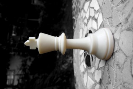 Selective color chess piece