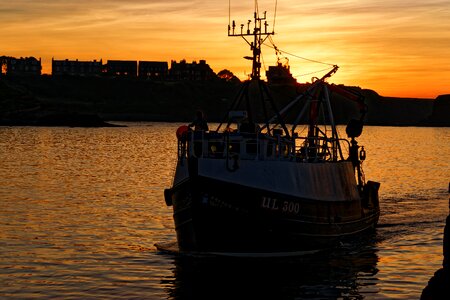 Harbor dusk catch photo