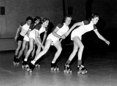 Roller Skaters at Waverley 1980