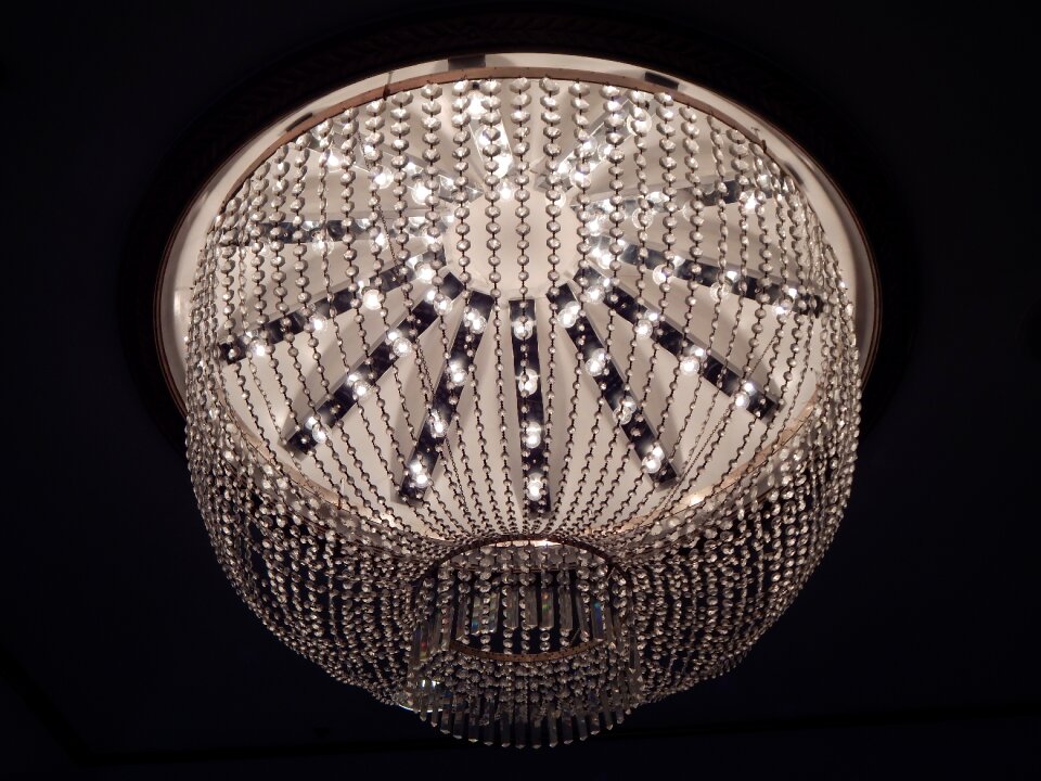 Hanging crystal antique