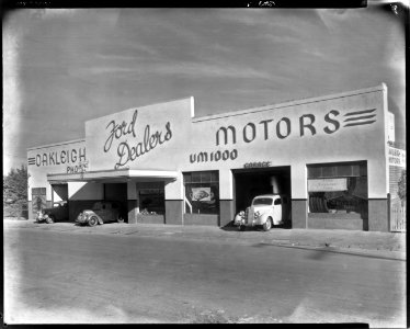 Oakleigh Motors, circa 1937 photo