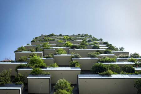Looking up pattern apartments