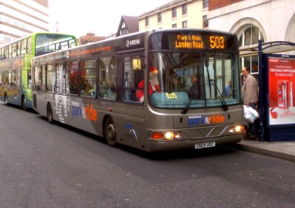 gn04ugc, arriva park and ride bus in maidstone, (taken 20th of december 2014)