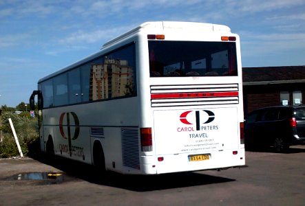 bx54edo, carol peters travel coach, at the carol peters coach depot on manston road ramsgate, (taken on the 4th of july 2015)