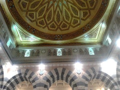 Ceiling structures in Masjid al-Nabawi