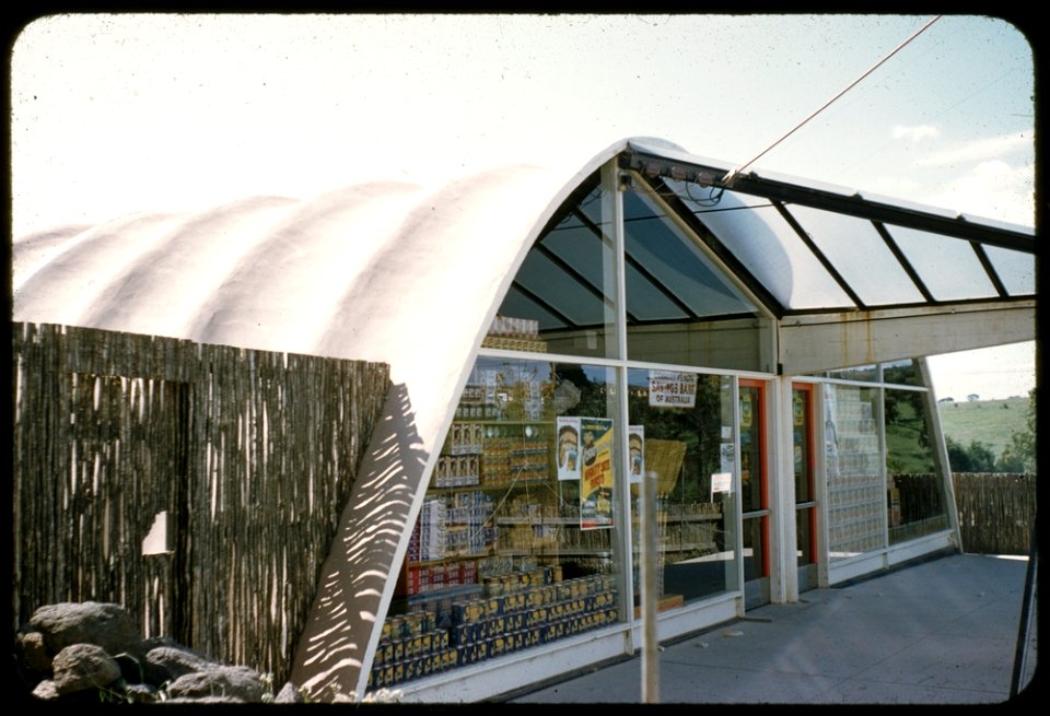 Supermarket on corner High Street Road and Cleveland Road, Ashwood, designed by Robin Boyd