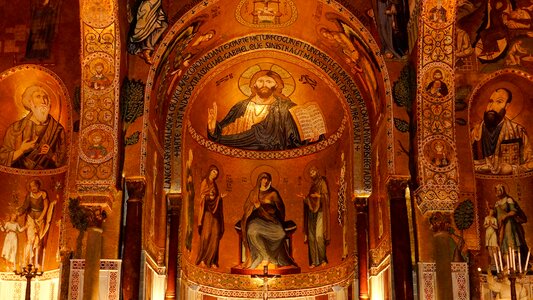 Fresco saint religion