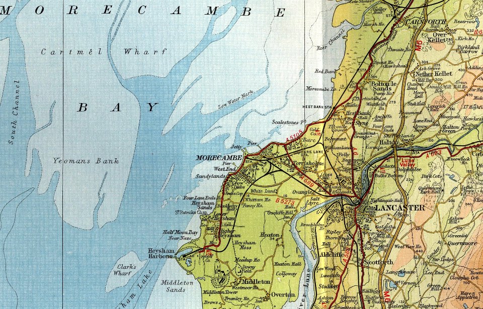 oldmap bartholomew half inch 1960s
