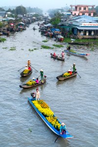 River life scenes, South Vietnam photo