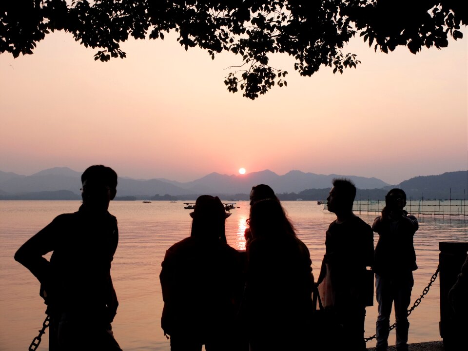 The scenery people visitor