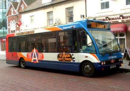 gn58nxh, stagecoach bus, in ashford, (2013)
