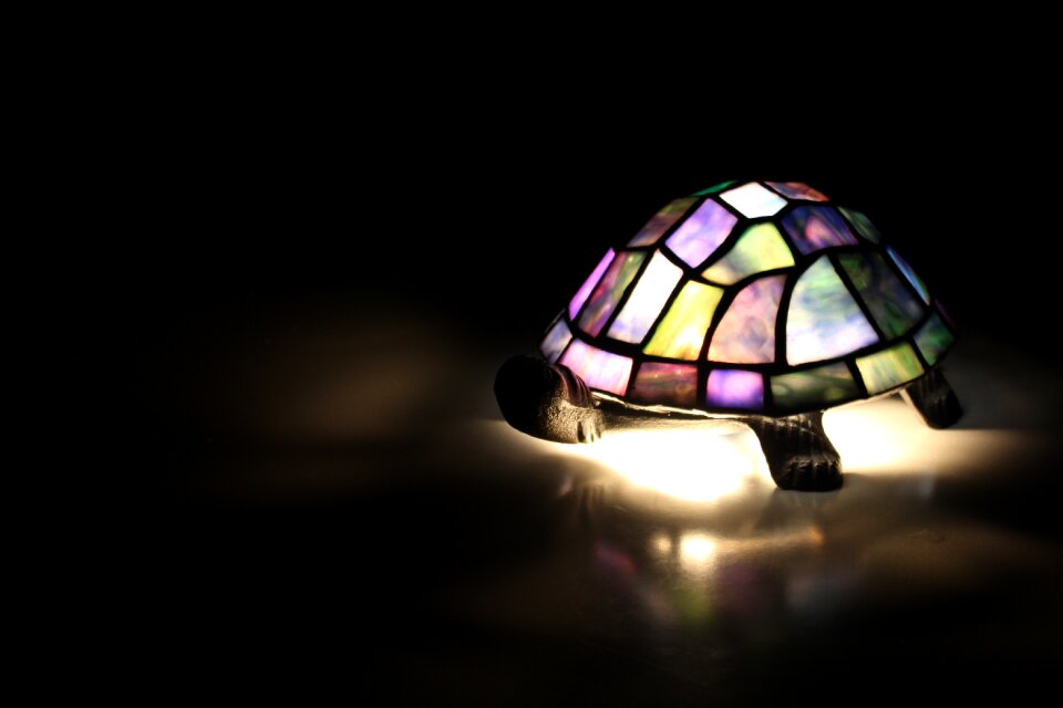 Deco colorful dark lighting