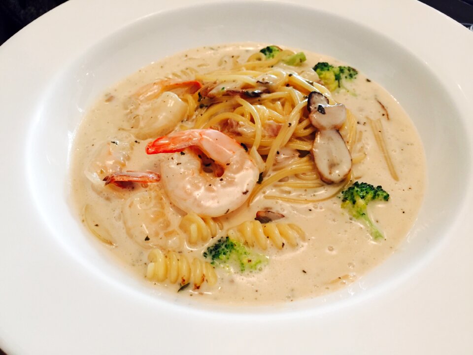 Delicious eat shrimp