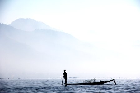 Fisherman on Inle Lake, Myanmar