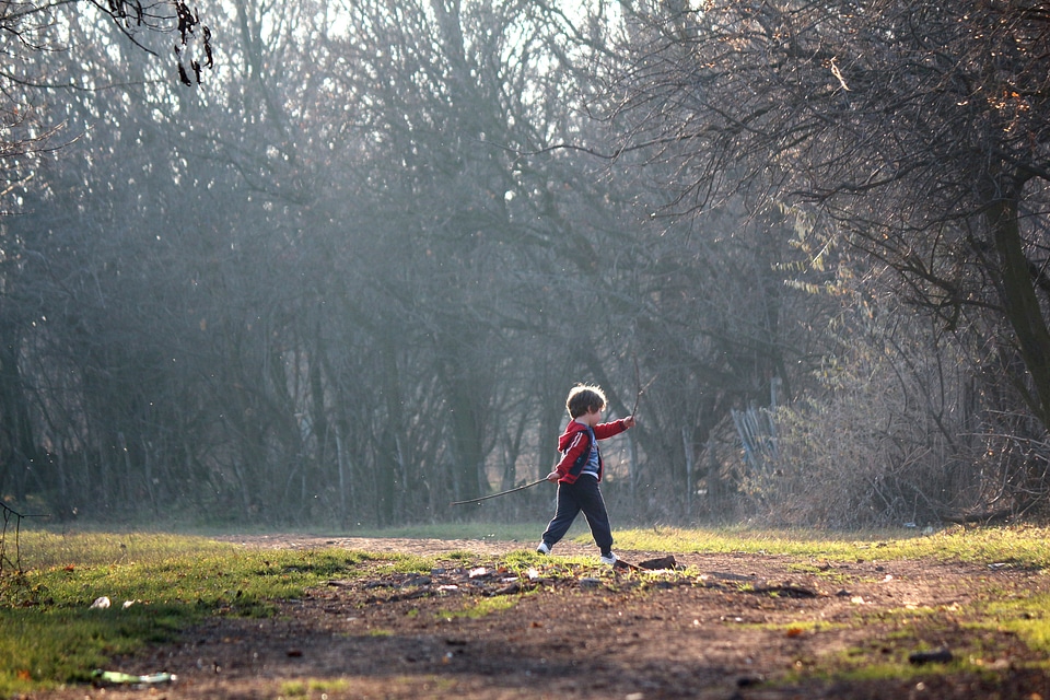 Boy nature outdoors