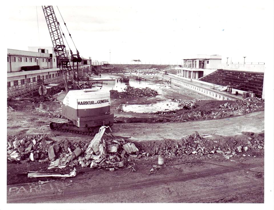 super swimming stadium been demolished