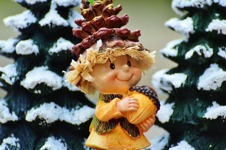 Sweet figure wintry