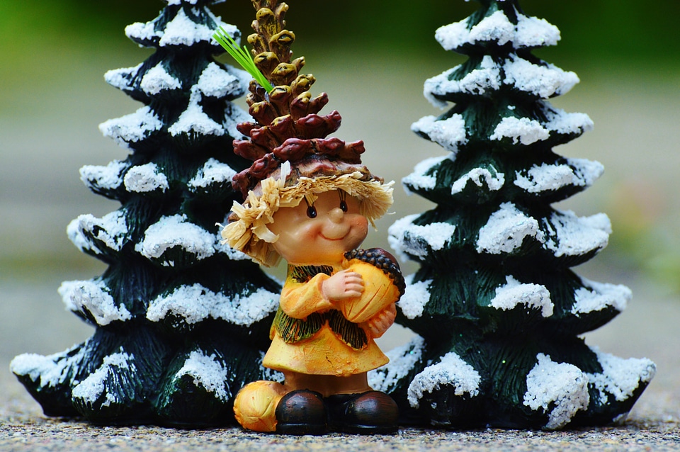 Sweet figure wintry