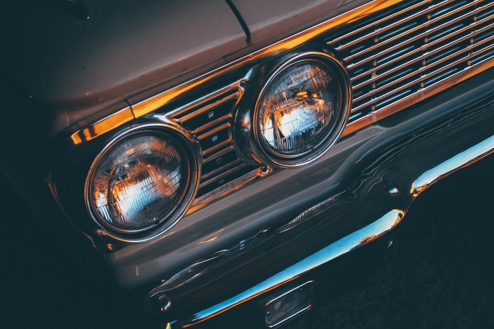 Retro vintage auto