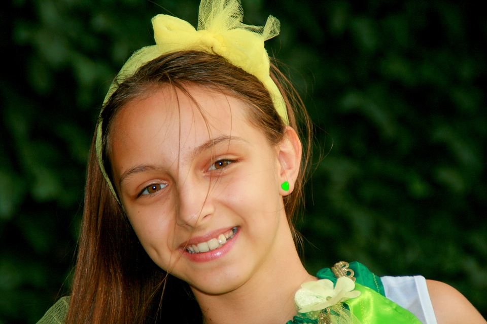 Beauty smile grass