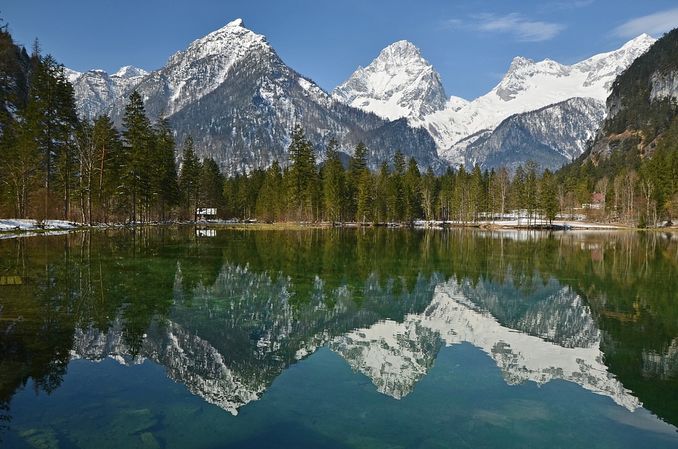 Bergsee austria mountain landscape photo